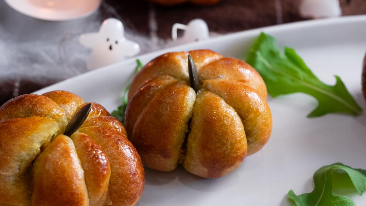 Buns de potimarron à la viande et aux épices