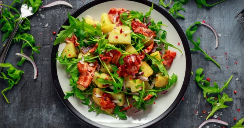 Salade pomme de terre bacon 