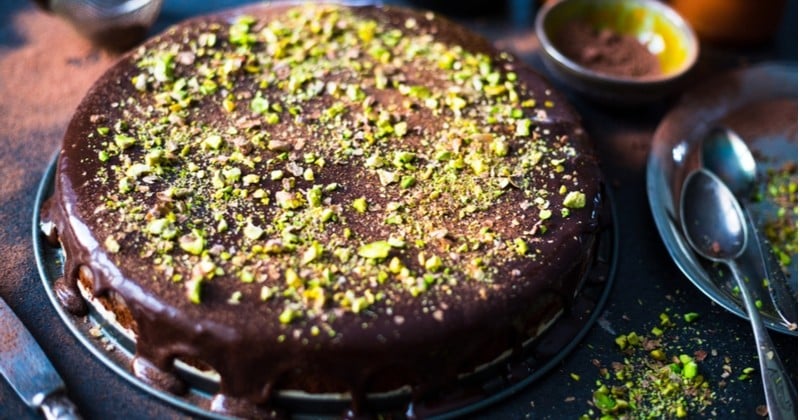 Gâteau chocolat pistache 