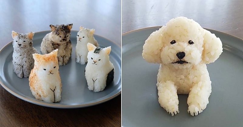 Ce chef japonais utilise sa créativité pour transformer du riz en sculptures vraiment craquantes