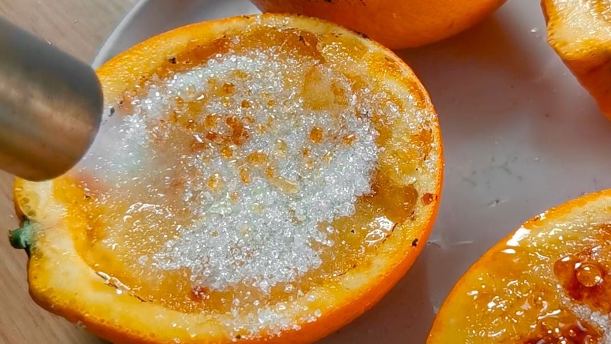 Crème brûlée à l'orange