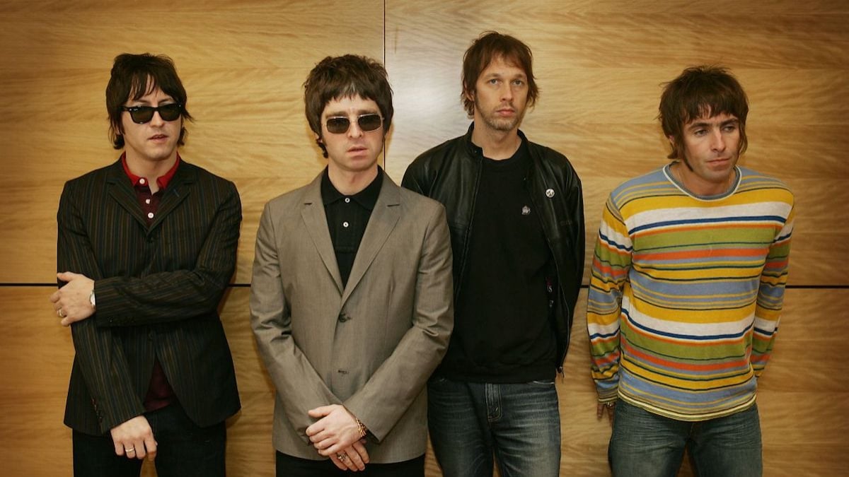 Le groupe de rock britannique Oasis