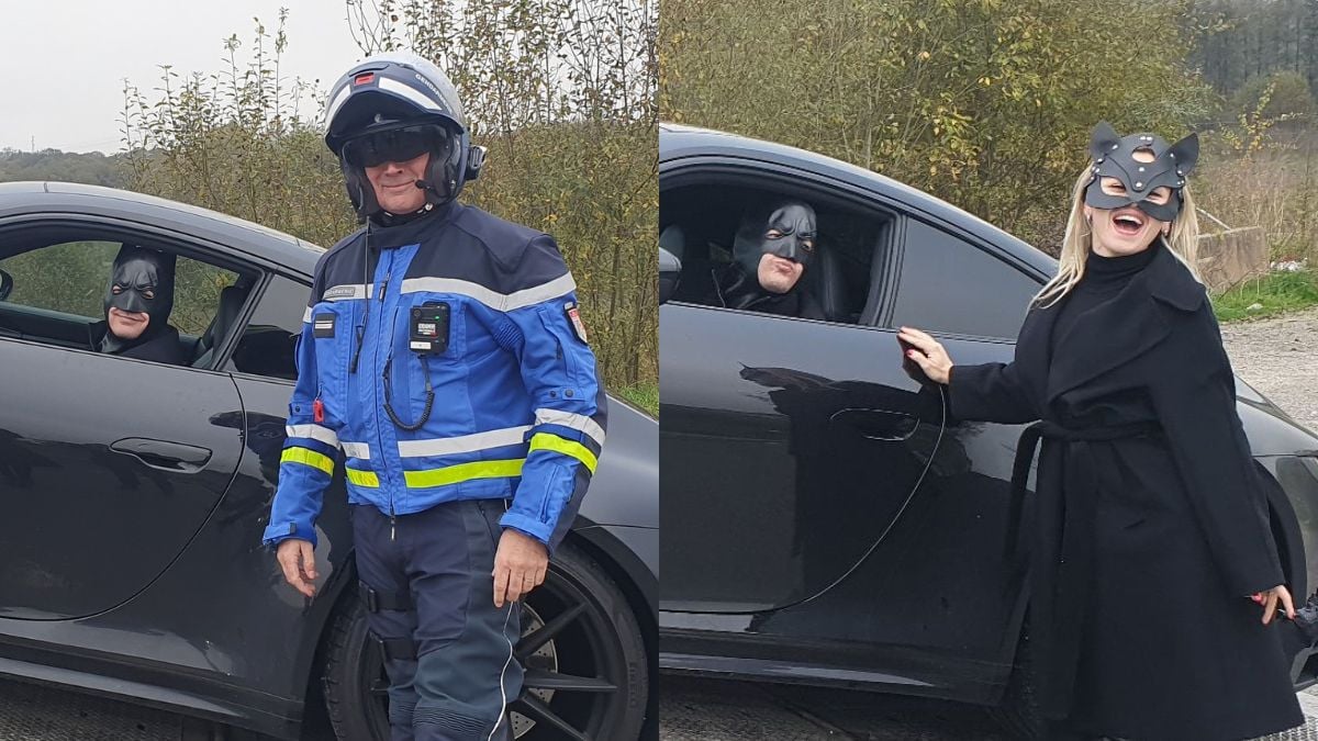 Un automobiliste, déguisé en Batman, arrêté pour excès de vitesse par les gendarmes