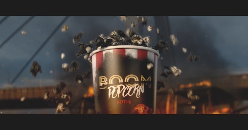 Netflix vous offre un pot de BOOM POP CORN  !