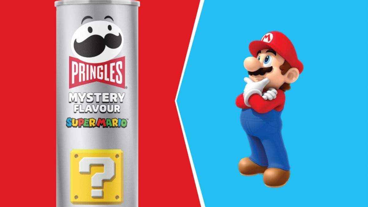 Pringles s'associe avec Super Mario dans une collab hyper rétro (et il y a une saveur mystère à découvrir)