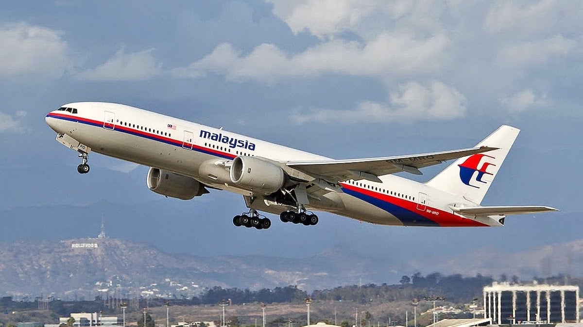 Un avoin de la Malaysia Airlines