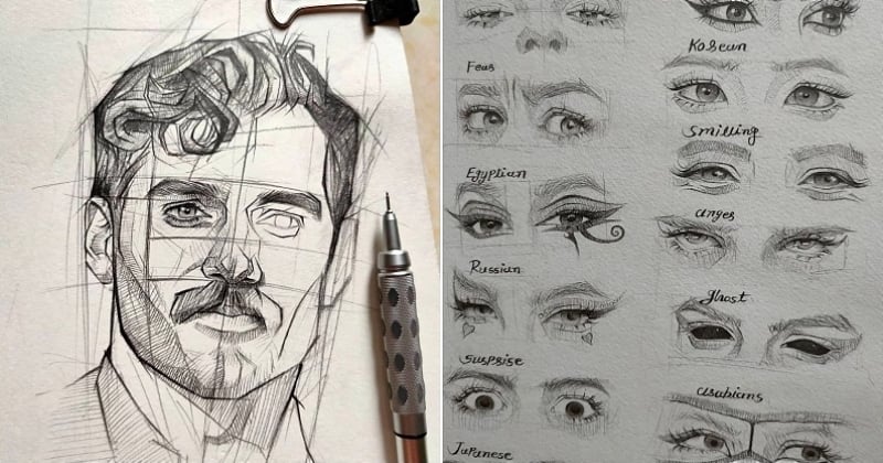 Cet illustrateur impressionne Internet avec ses sublimes guides pour apprendre à dessiner