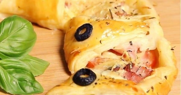 La pizza couronne torsadée au jambon et au fromage, une idée parfaite pour des soirées réussies !