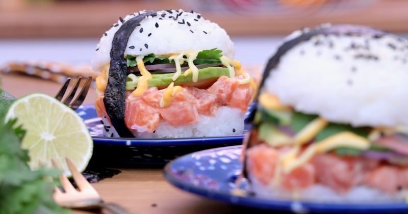 Sushi burger