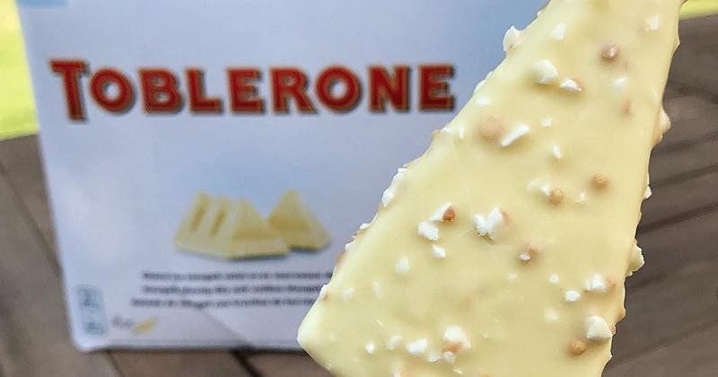 Cet été, la glace Toblerone au chocolat blanc risque de séduire du monde !