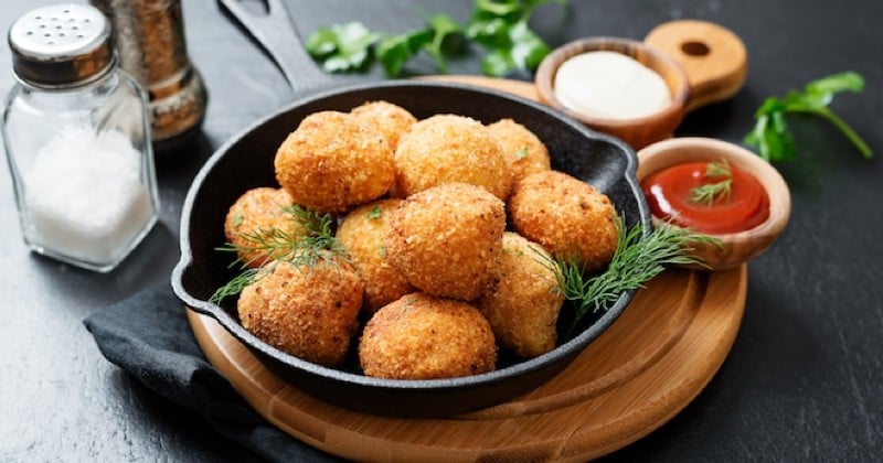 Dîtes oui à ces cromesquis exquis à la purée de pommes de terre et au fromage de chèvre