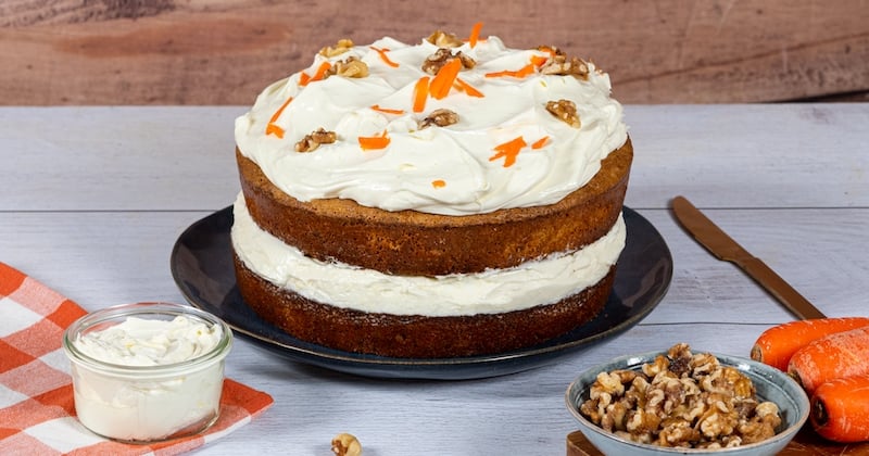 Carrot cake du Meilleur Pâtissier Célébrités