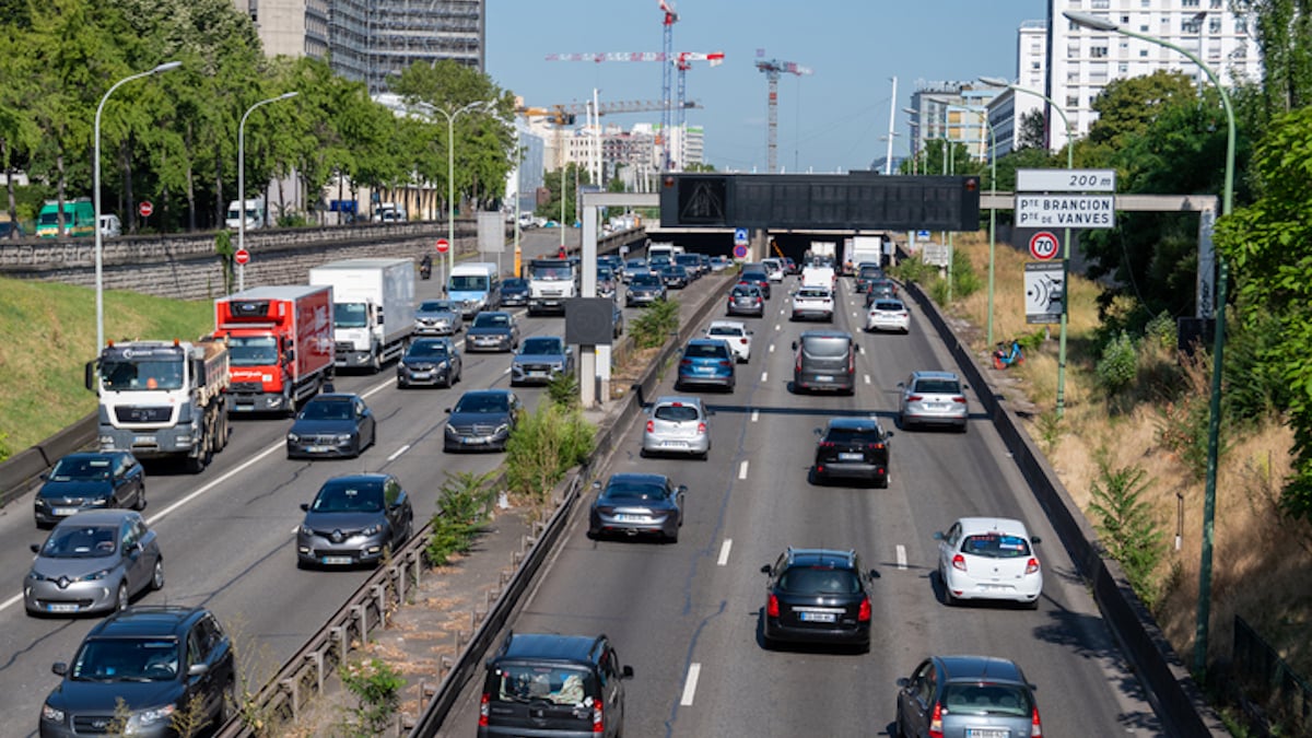 Le périphérique autour de Paris