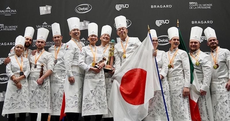 Le Japon remporte la Coupe du monde de pâtisserie, la France finit deuxième !