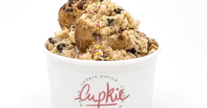 Bienvenue chez Cupkie, le nouveau bar de pâte à cookie crue !