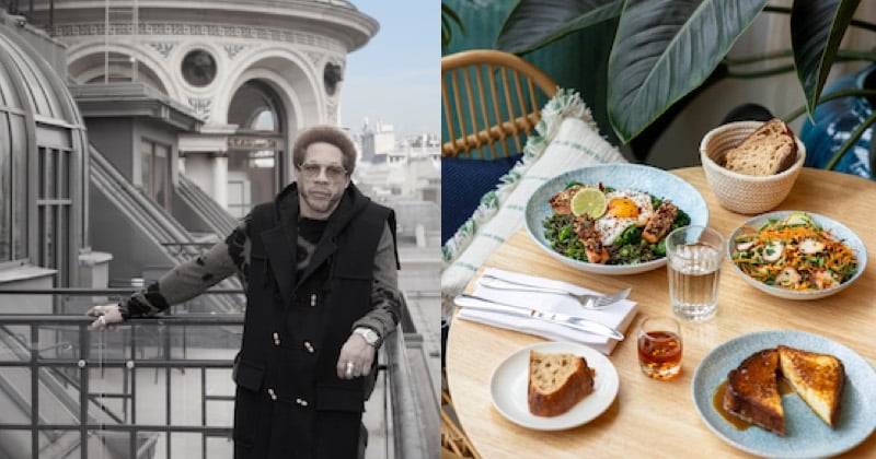 JoeyStarr prend les commandes du restaurant Bleu Coupole du Printemps Haussmann !