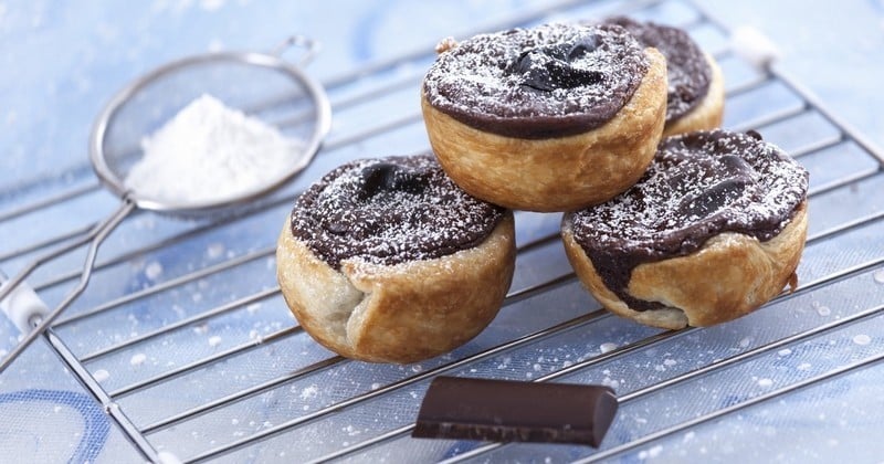 Pastéis de Nata au chocolat