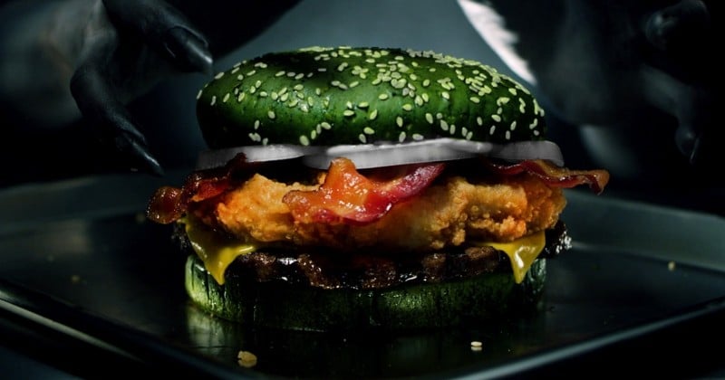 Burger King lance un burger vert pour inaugurer la saison Halloween !