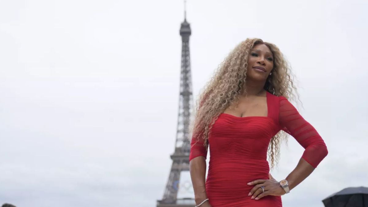 Serena Williams devant la Tour Eiffel