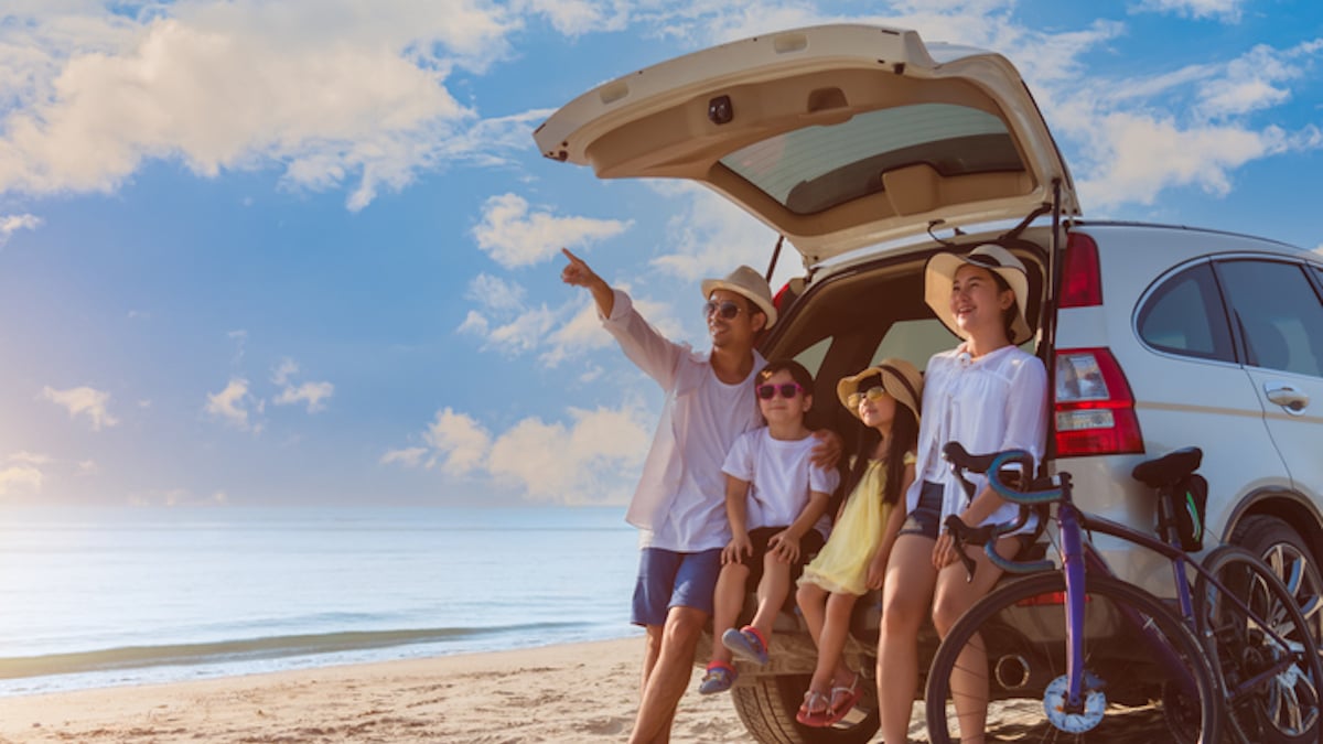 Des vacanciers à la plage