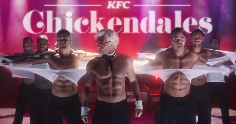 Pour la fête des mères, le colonel Sanders fait une vidéo de Strip-tease à ta maman !