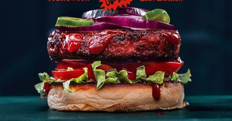 Ce burger vegan goût viande humaine vient de remporter un prix !