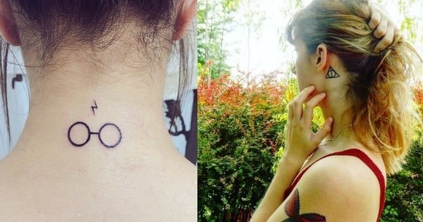 20 tatouages minimalistes sur le thème de Harry Potter : le 17ème