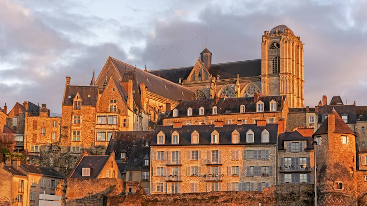 Vue de la ville du Mans