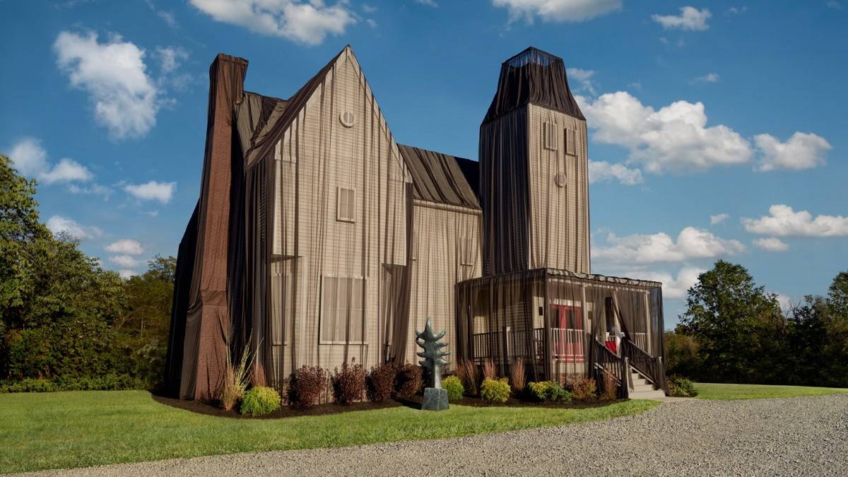 façade de la maison de Beetlejuice par Airbnb