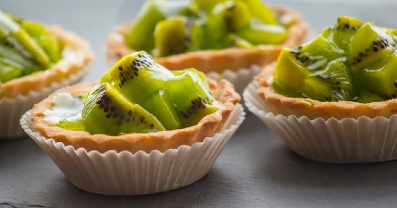 Tartelettes au kiwi et chocolat blanc