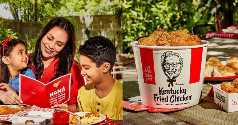 Pour la fête des mères, KFC offre du poulet frit à toutes les mamans !