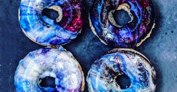 Donuts façon « galaxie »