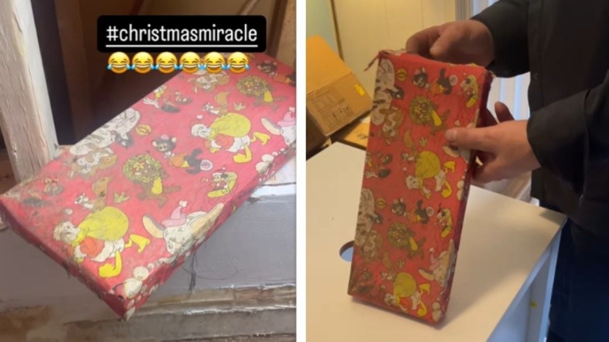 47 ans après, il découvre son cadeau de Noël en faisant des travaux dans la maison de ses parents