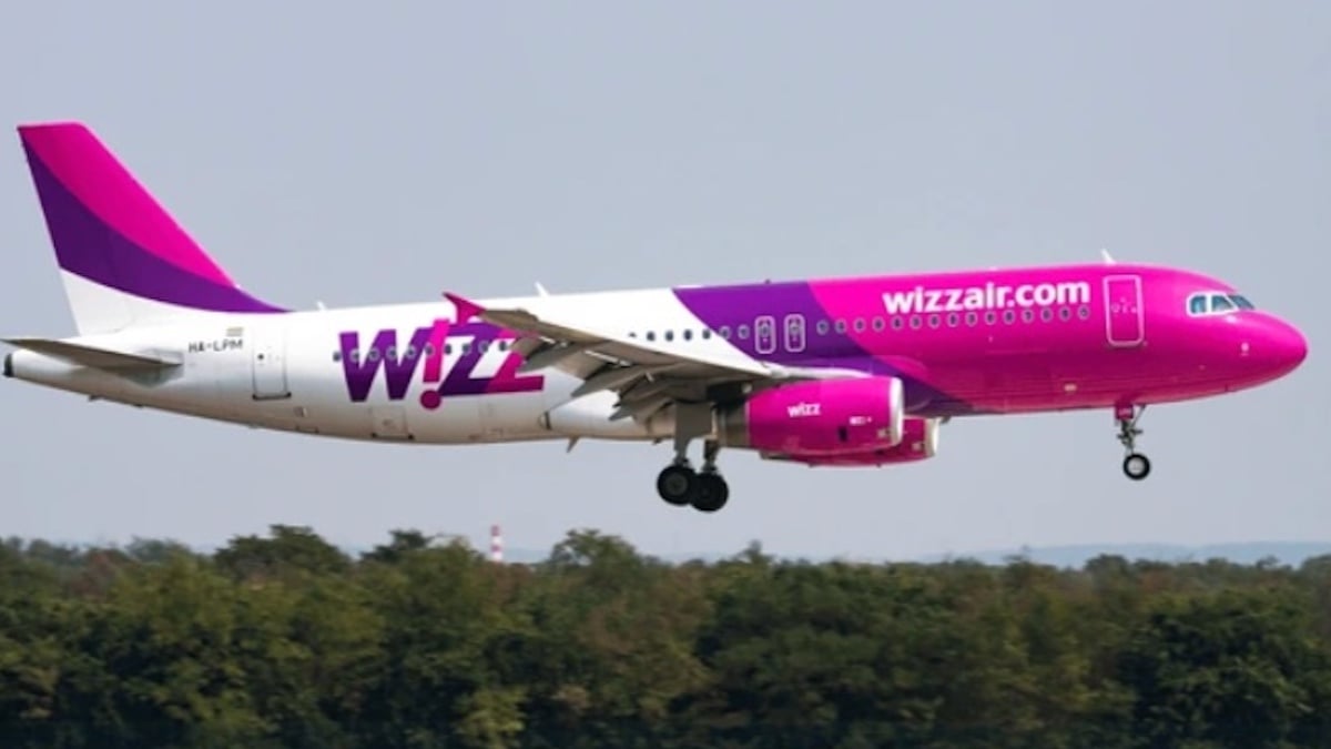 Avion de la compagnie aérienne Wizz Air