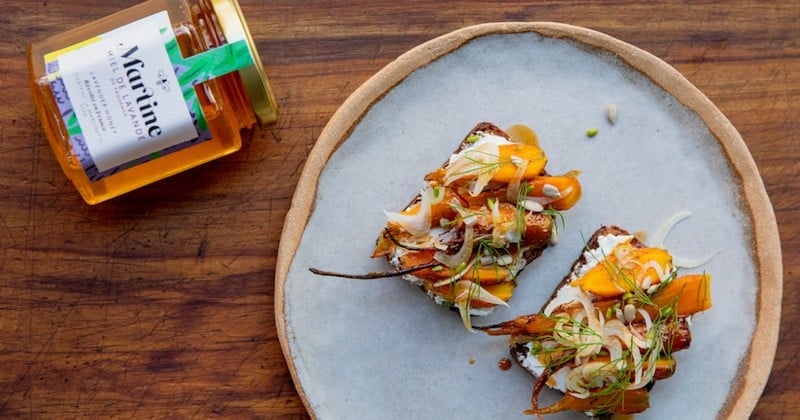 Miel Martine et Antonin Bonnet vous présentent leurs recettes de tartines pour l'apéritif