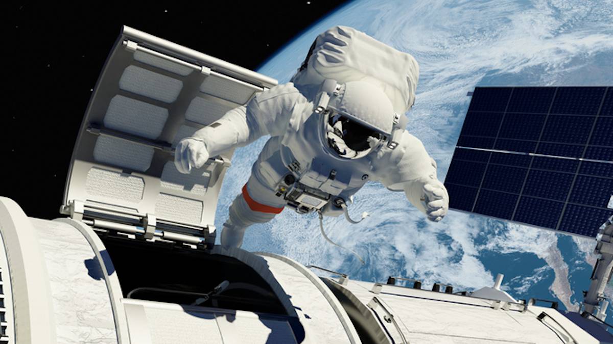 Un astronaute dans l'espace