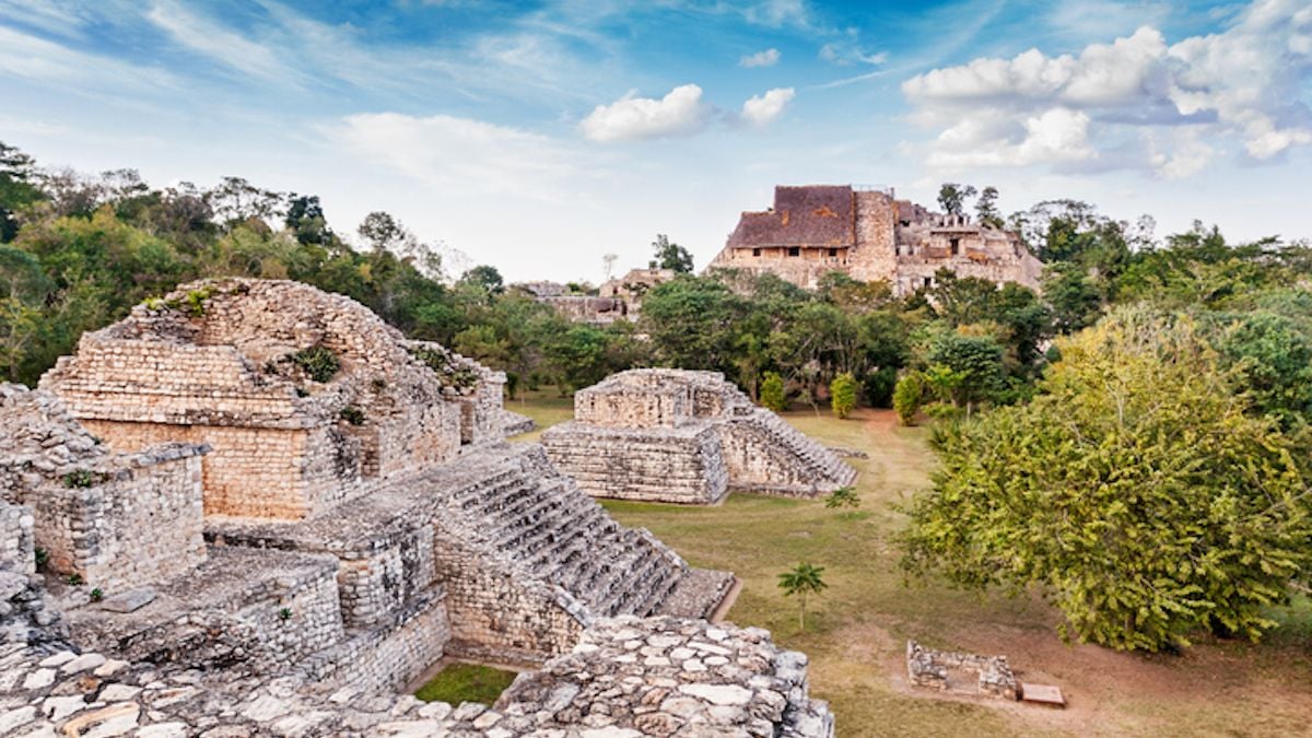 Une cité maya au Mexique