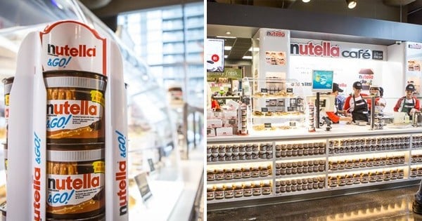 Si vous aimez le Nutella, l'ouverture de ce café unique au monde va vous faire sauter au plafond !