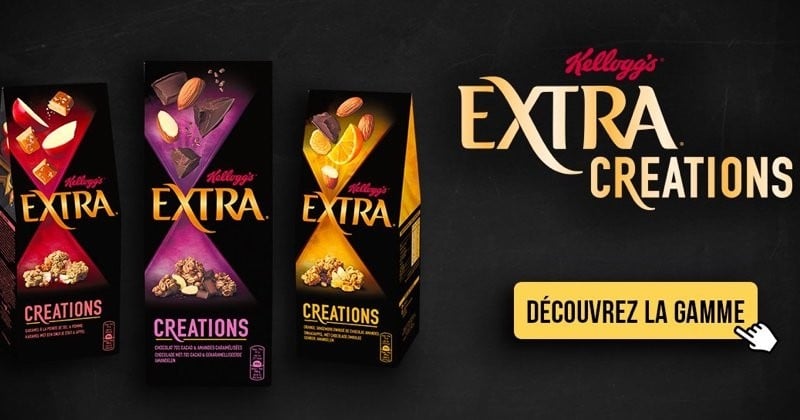 Préparez des petits-déjeuners d'exception grâce à nos recettes avec les nouveaux Kellogg's Extra Création !