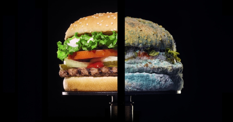 Burger King prouve qu'il n'y a plus de conservateurs en faisant moisir un Whopper !