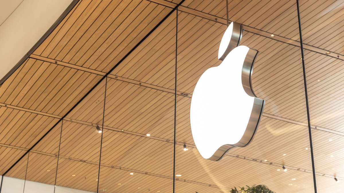 le logo Apple sur une façade