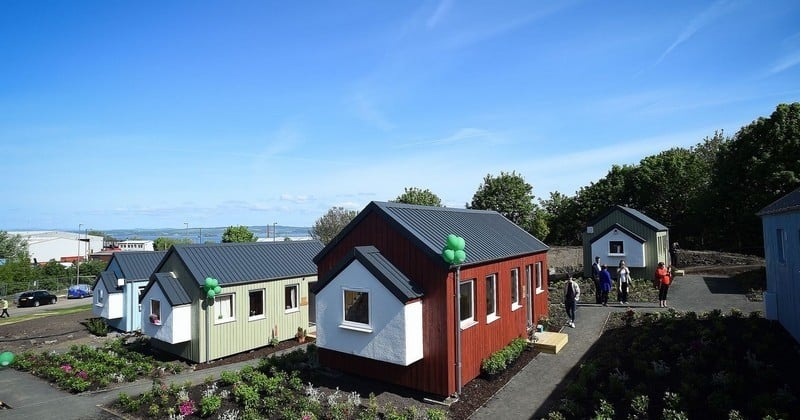 En Écosse, à Edimbourg, un nouveau village conçu pour les sans-abri a vu le jour