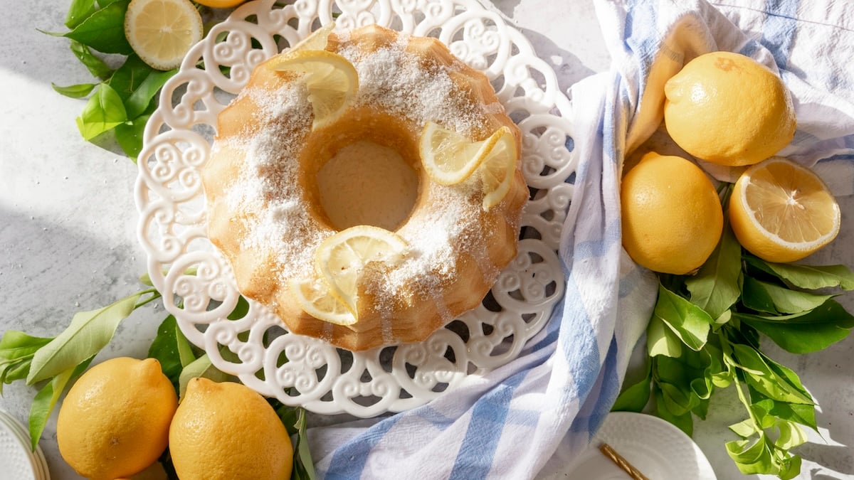 Gâteau au citron et à l'huile d'olive
