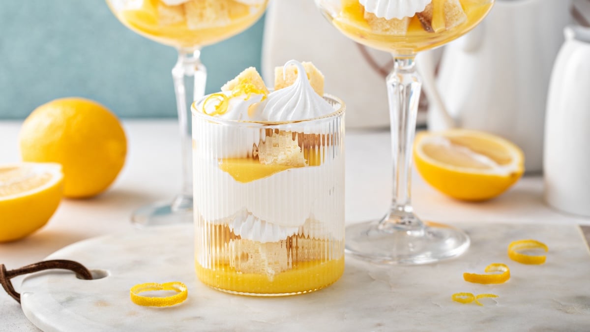 Tiramisu au citron et aux meringues