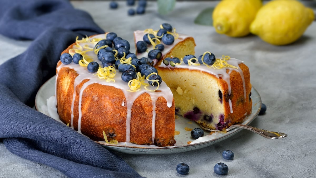 Gâteau aux myrtilles facile et rapide