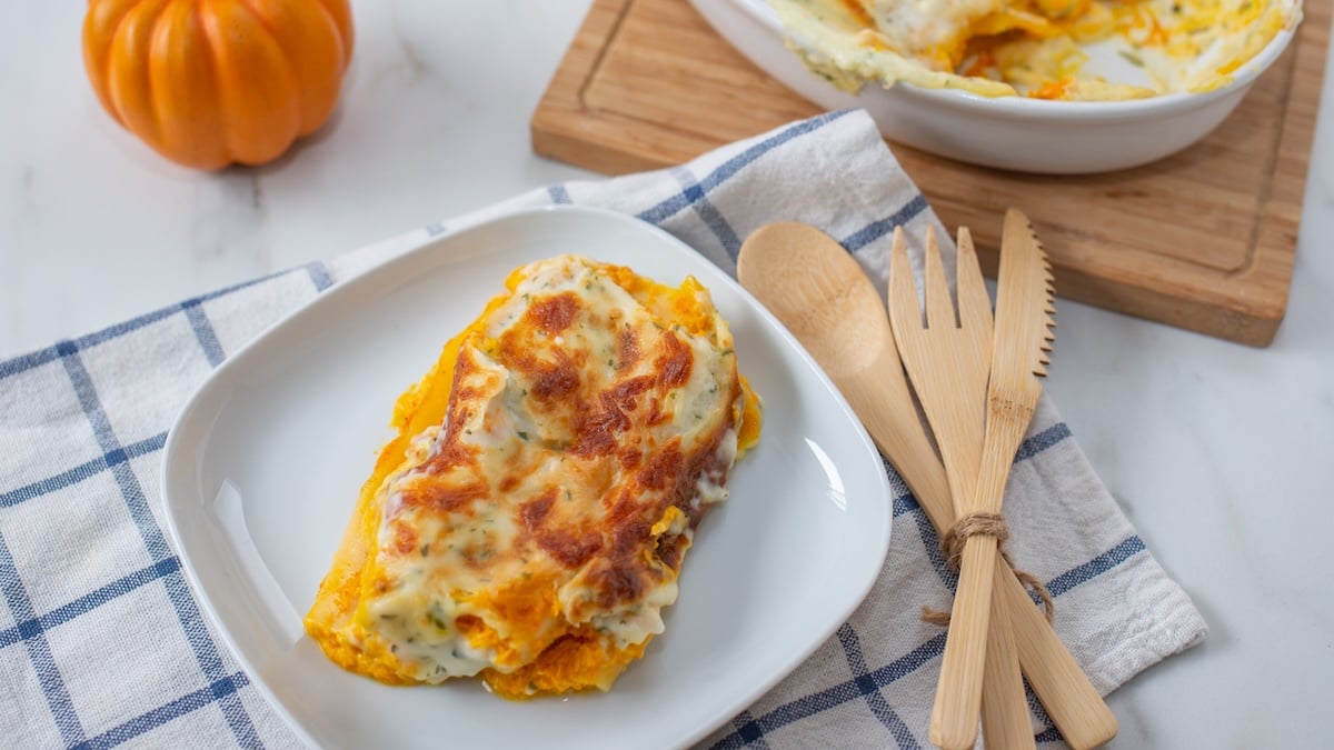 Cannelloni à la courge et à la châtaigne