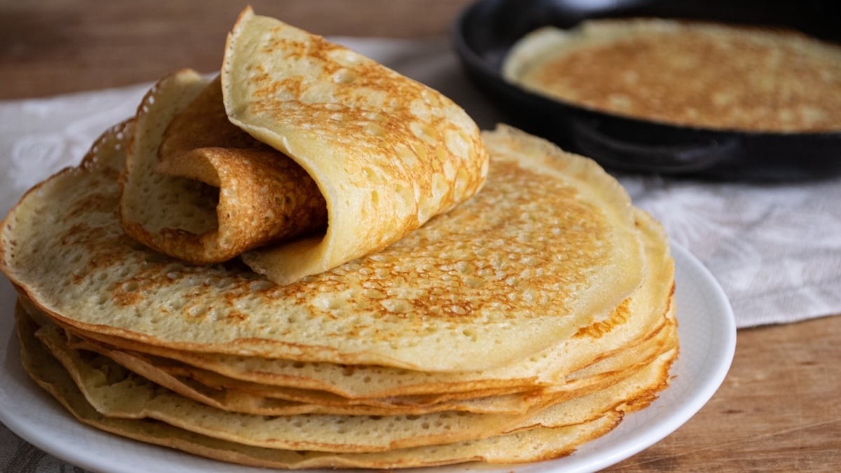 Crêpes moelleuses au yaourt