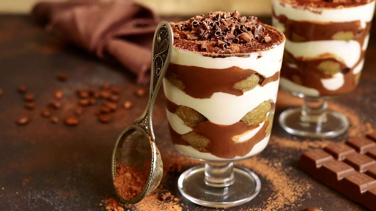 Tiramisu aux poires et chocolat