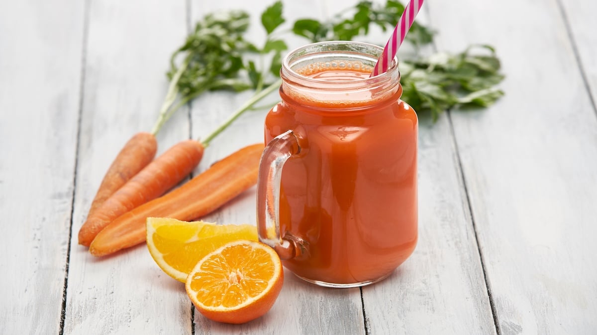 Smoothie détox à la pomme et carotte