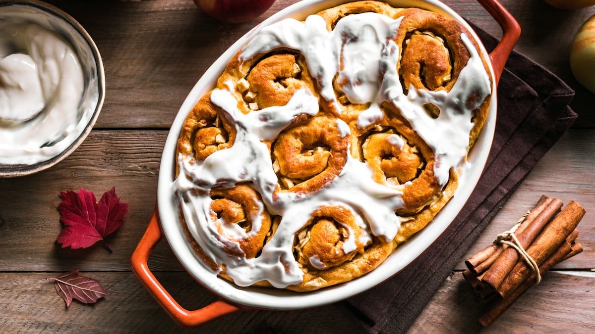 Pumpkin cinnamon rolls